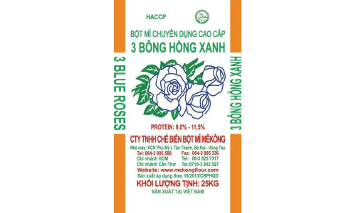 BỘT MÌ BÔNG HỒNG XANH